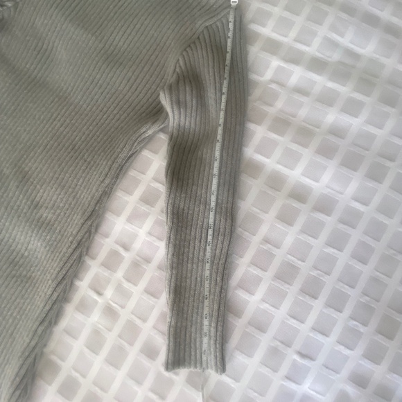 Turtleneck Sweater Dress Grey - Picture 6 of 9